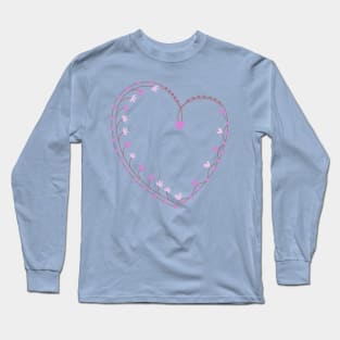 Cute valentines heart Long Sleeve T-Shirt